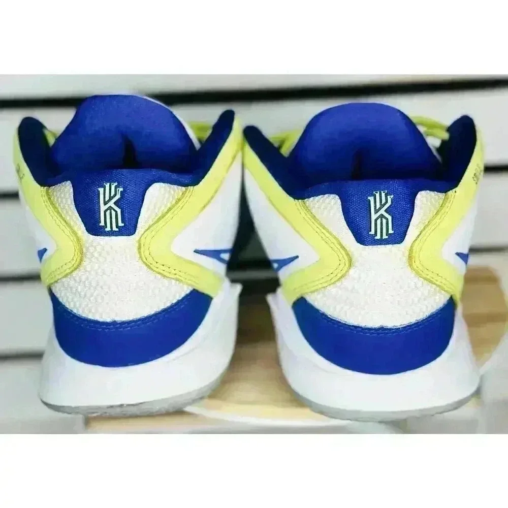 NIKE Kyrie Infinity Men’s Size 8 Basketball Shoes White/Blue/Yellow